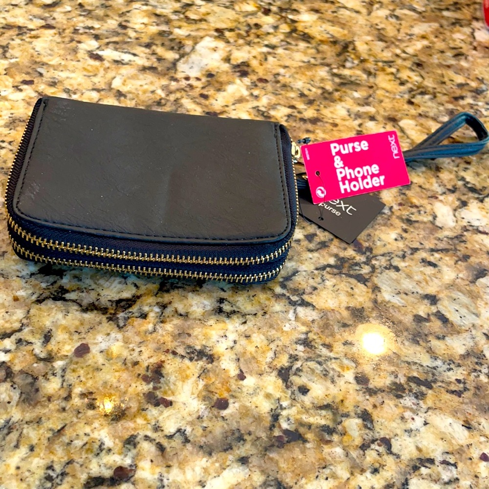 Next Double Zipper Purse- brand new!